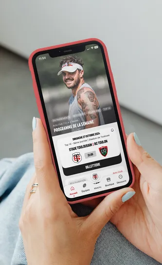 L'application du Stade Toulousain
