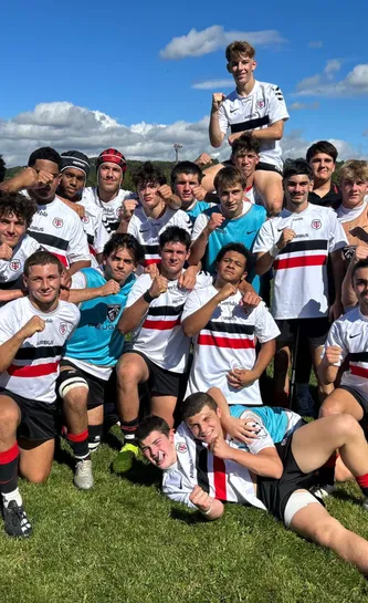 Photo de groupe des Cadets Alamercery après une victoire face à Tarbes 25_26