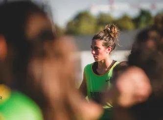 Kiara Zago lors d'un entraînement de l'Elite 1 25/26