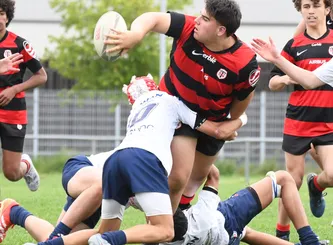 Photo d'un joueur de Cadets B face à Colomiers