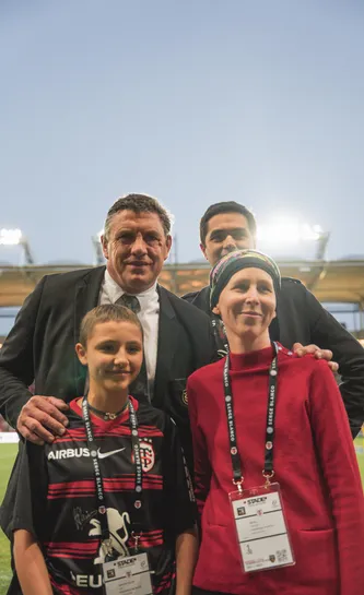 Après 4 années de succès, le Stade Toulousain et l’IUCT-Oncopole renouvellent leur partenariat « Sport &amp; Cancer » grâce à Malakoff-Humanis.