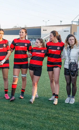 Les cadettes du Stade Toulousain