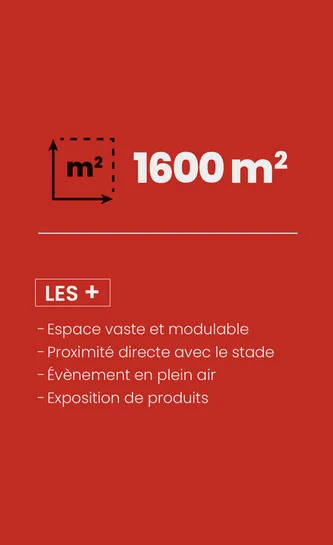 Location d'espaces, card informations Parvis