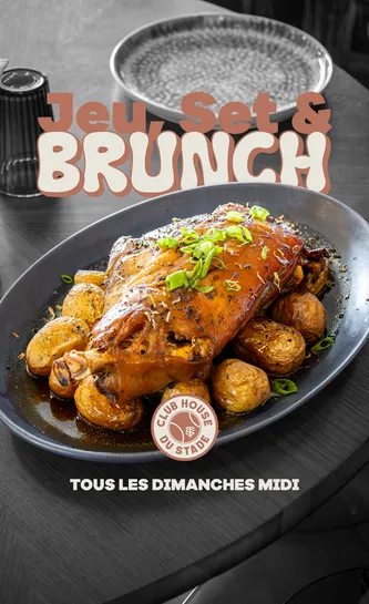 Le Club House du Stade, nouvelle offre : Jeu, Set &amp; Brunch