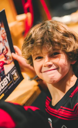 Jeune joueur de l'Association à la soirée de Noël 25/26