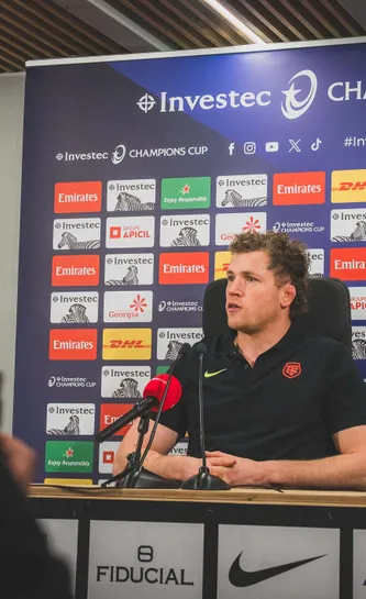 Thibaud Flament en conférence de presse