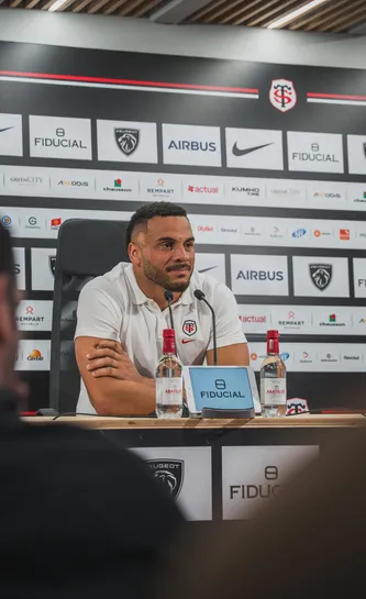 Matthis Lebel en conférence de presse