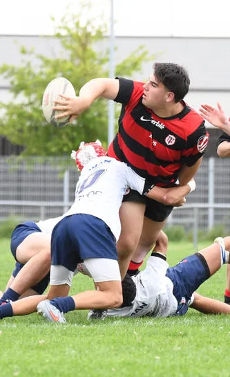 Photo d'un joueur de Cadets B face à Colomiers