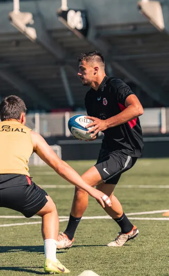Thomas Alary à l'entraînement 