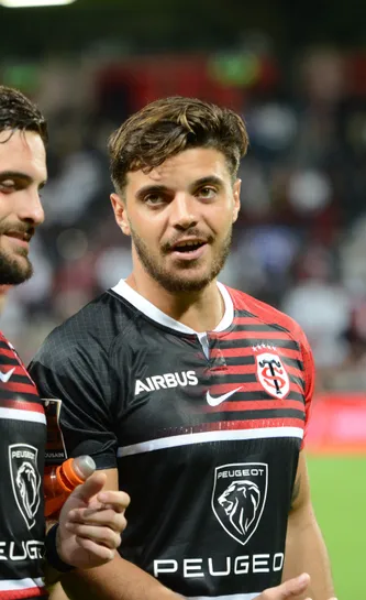 Lucas Tauzin et Romain Ntamack