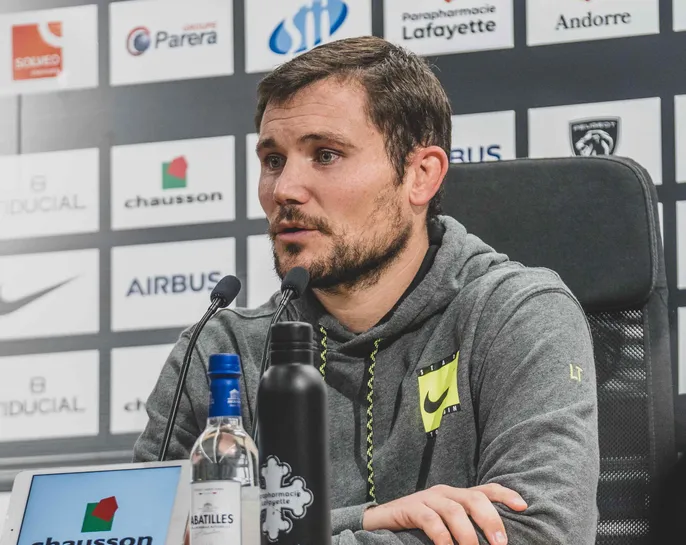 Laurent Thuery en conférence de presse