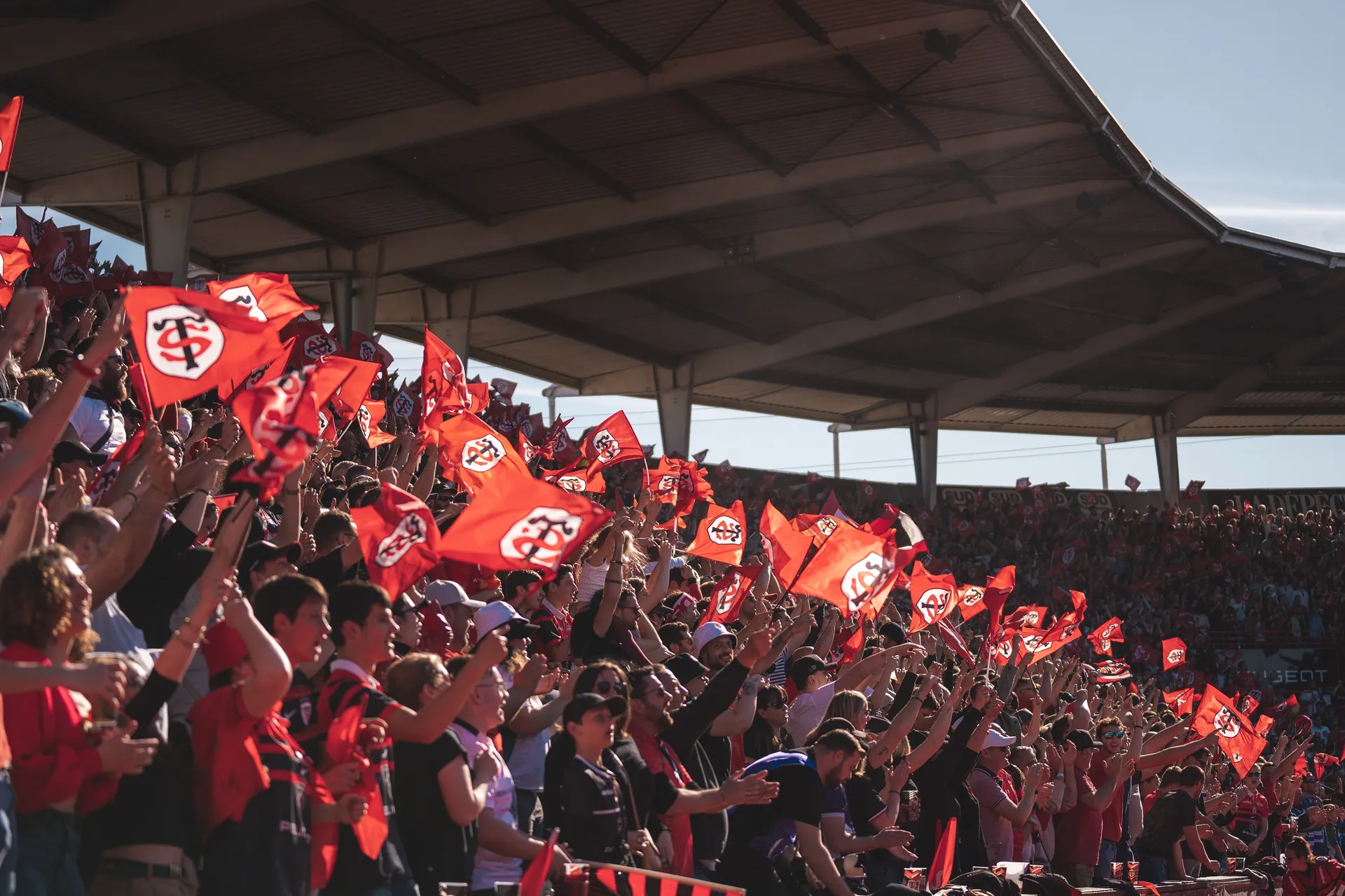 Les supporters du Stade Toulousain lors du match ST vs. Sharks - 2