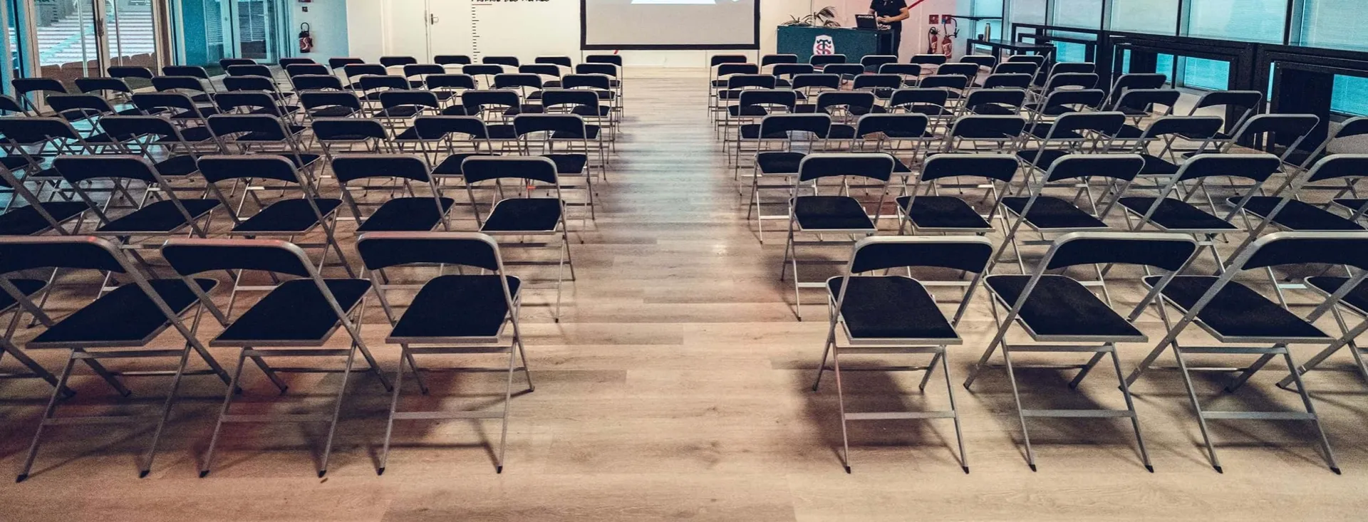 Prairie des Filtres, aménagement conférence