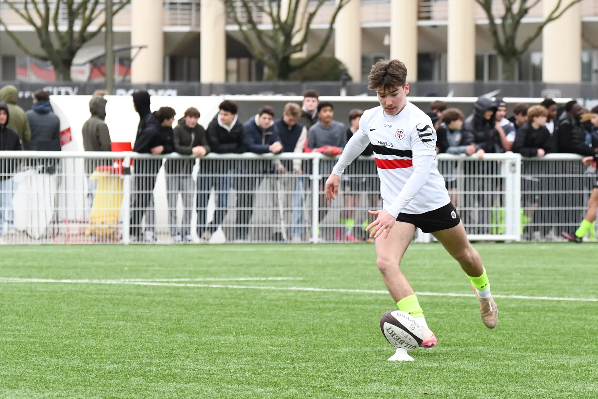 Joueur Cadets B face à Béziers 