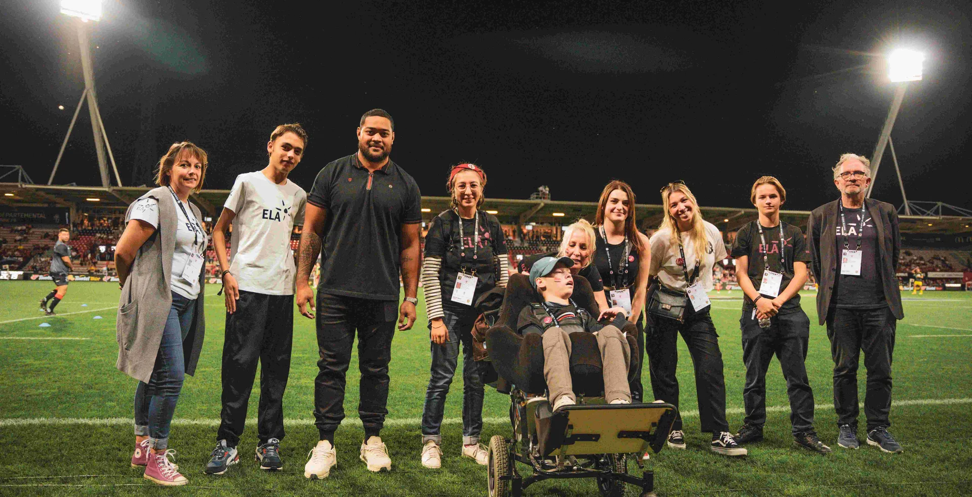 Depuis plusieurs années, le Stade Toulousain et ses joueurs soutiennent l’Association ELA