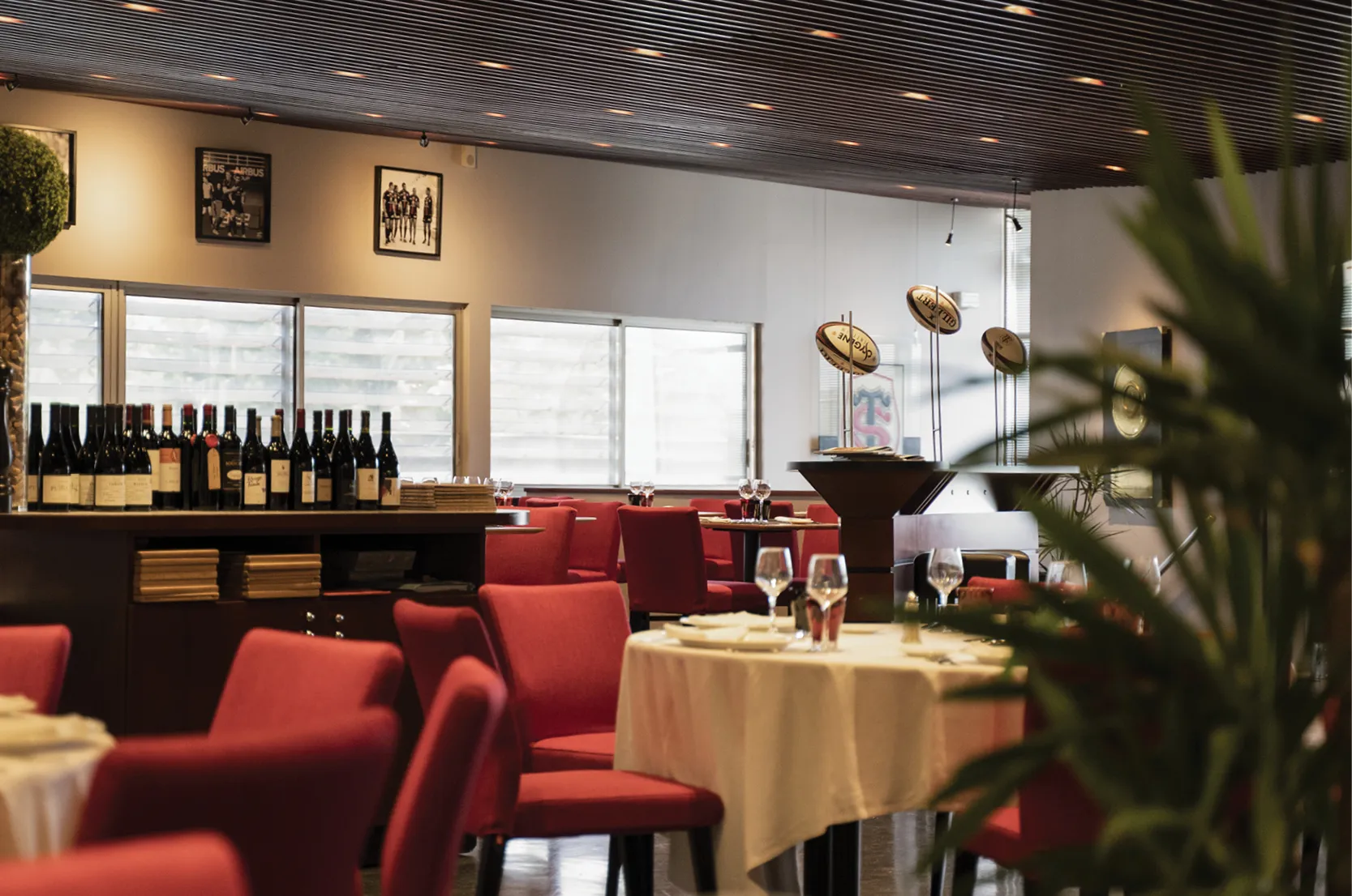 Intérieur brasserie 