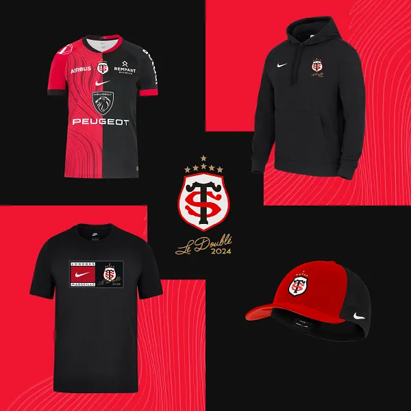 Collection doublé 2024 : Nike x Stade Toulousain