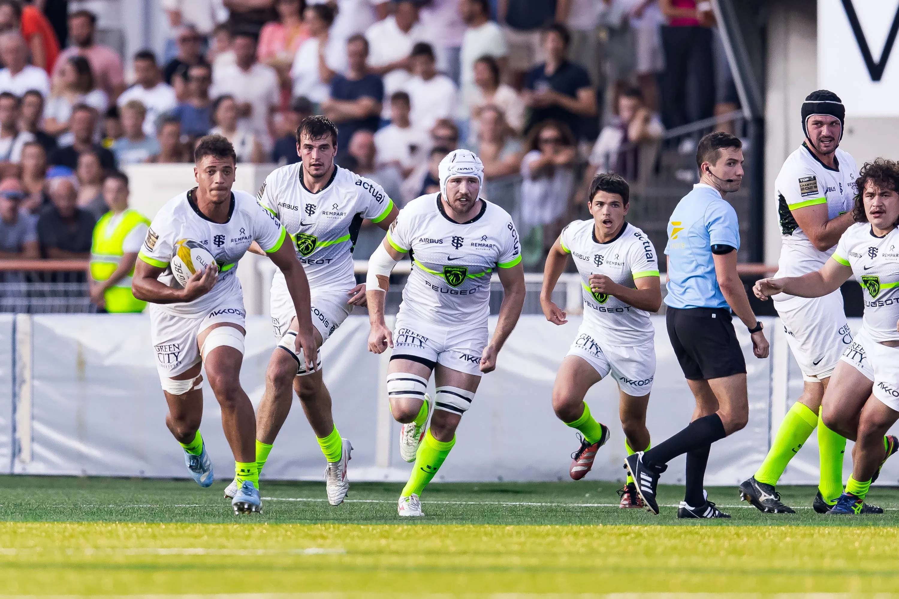 Alban PLacines face au Stade Montois