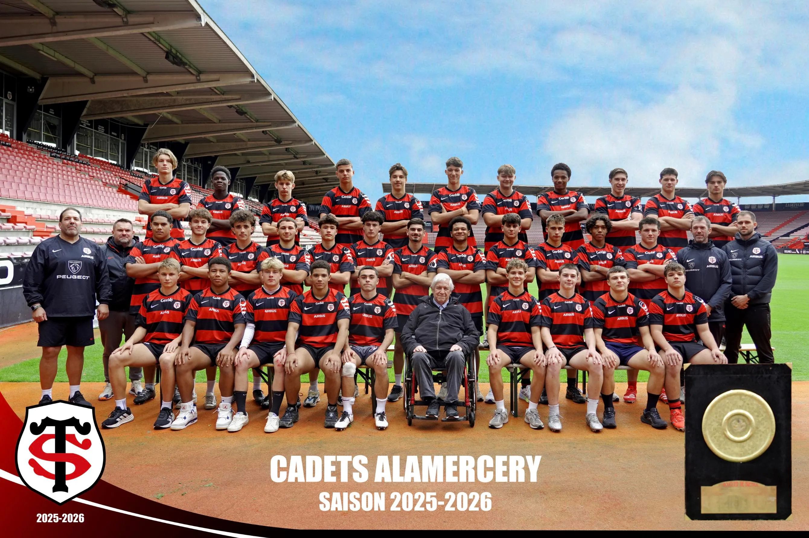 Photo officielle de l'équipe Cadets Alamercery 25/26
