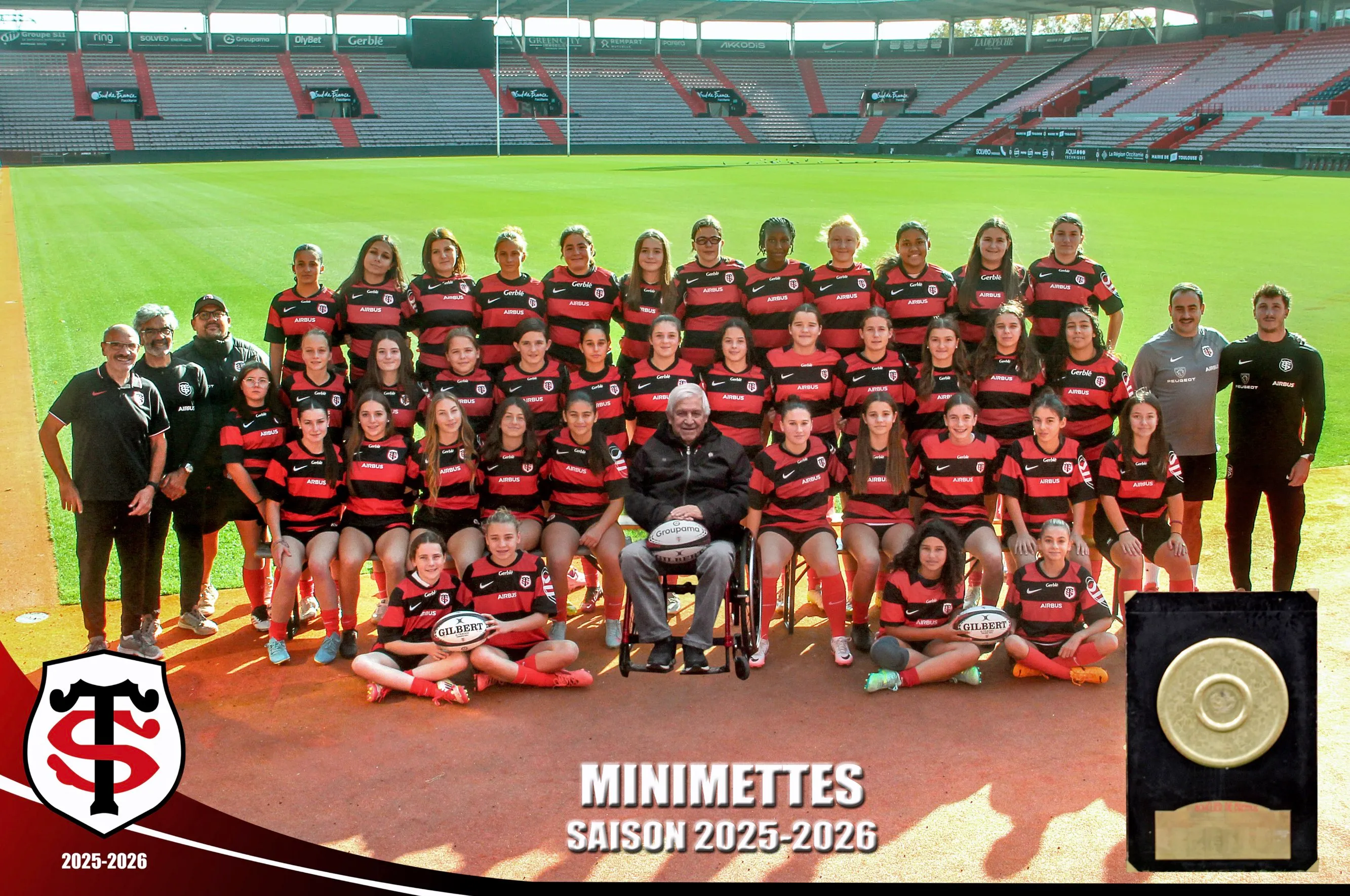 Photo officielle de l'équipe Minimettes 25/26