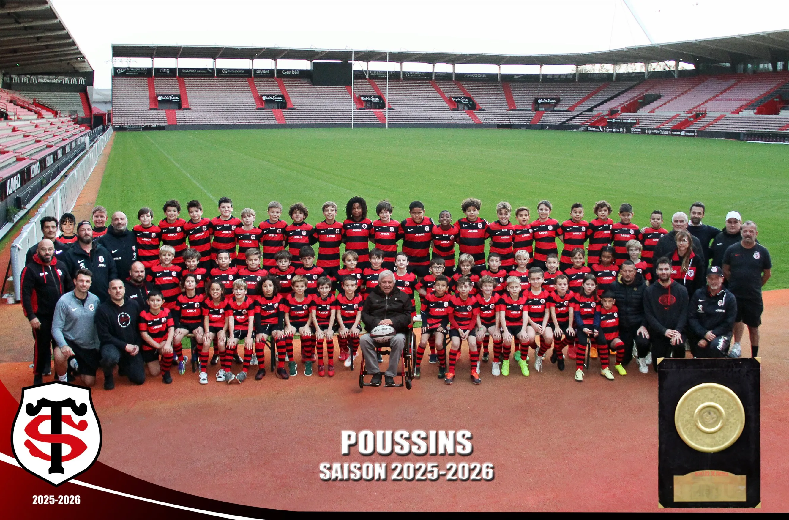 Photo officielle de l'équipe Poussins 25/26