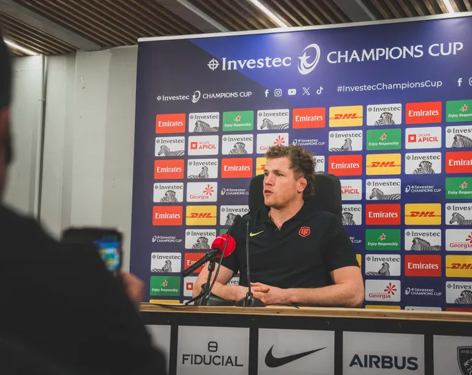 Thibaud Flament en conférence de presse