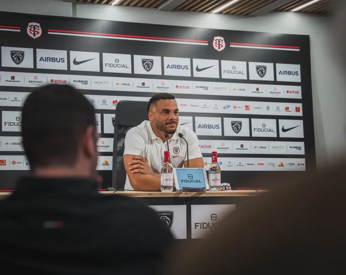 Matthis Lebel en conférence de presse